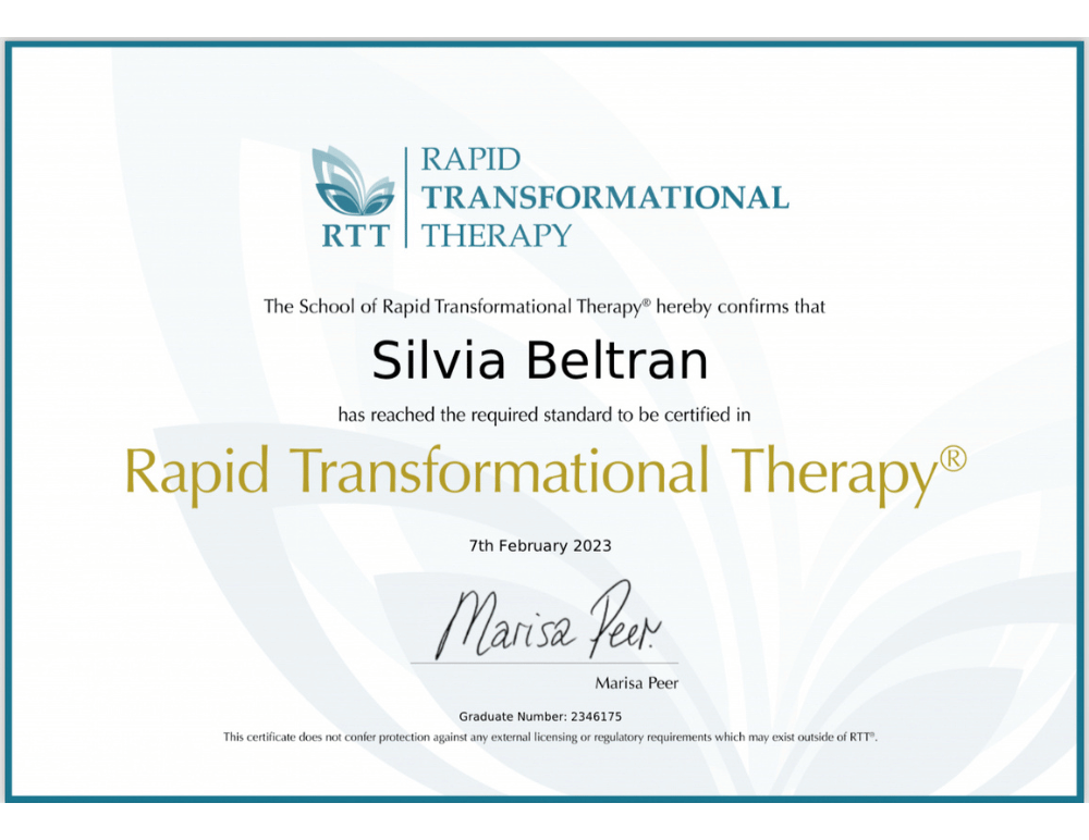 Silvia Beltran Rapid Transformational Therapy LP Professional Cleaner