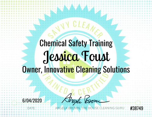 Chemical Safety Training Savvy Cleaner Training Jessica Foust