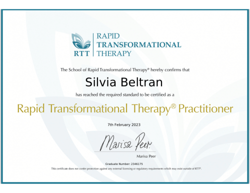 Silvia Beltran Rapid Transformational Therapy Practitioner LP Professional Cleaner